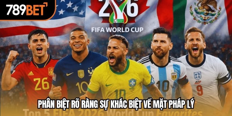 Phân biệt rõ ràng sự khác biệt về mặt pháp lý