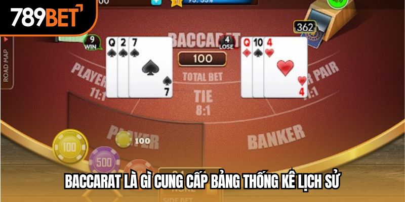 Baccarat là gì cung cấp bảng thống kê lịch sử