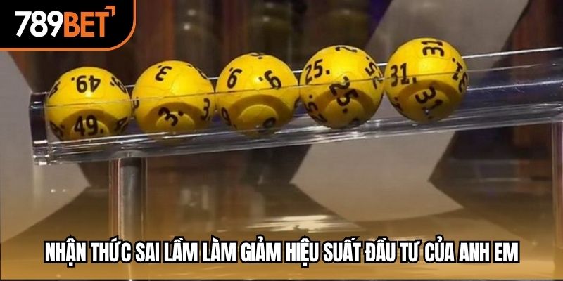 Nhận thức sai lầm làm giảm hiệu suất đầu tư của anh em